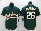 Athletics 26 Matt Chapman Green 2020 Nike Cool Base Jersey,baseball caps,new era cap wholesale,wholesale hats